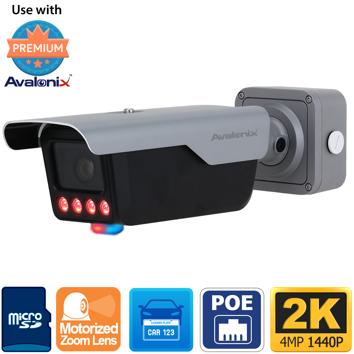 License Plate Camera with ANPR – Capture Plates Day & Night