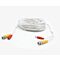 150ft Premade Siamese Video Power Cable, White