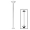 Pendant Mount Bracket for Dome Surveillance Cameras