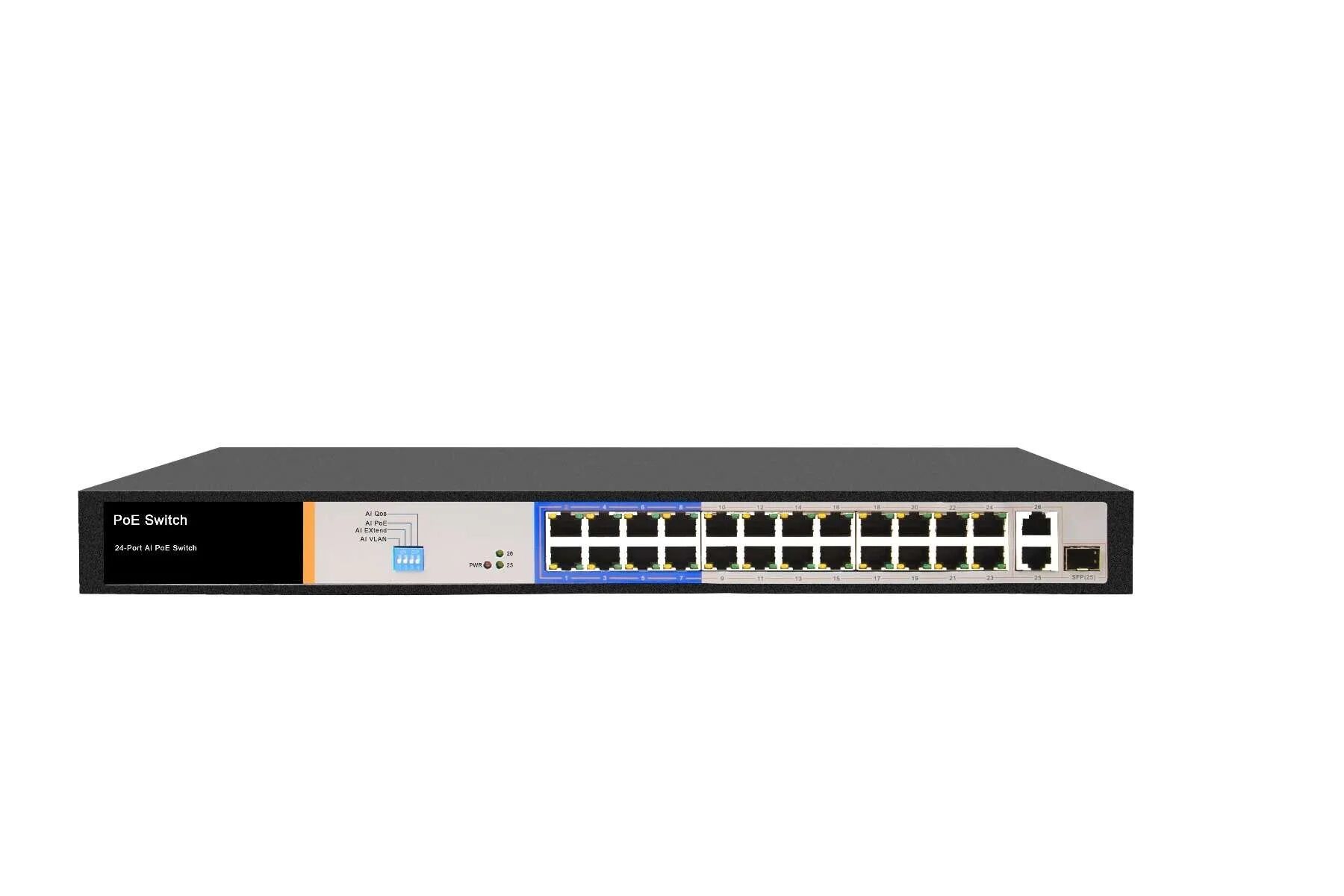 24 Port PoE+ Switch