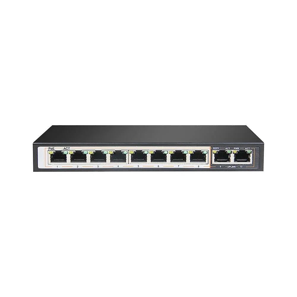 8 Port PoE Plus Switch
