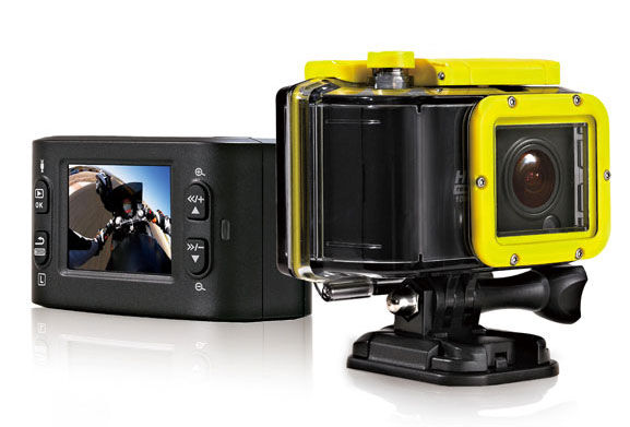 1080P 720P 60fps Portable Sports Action Camera with LCD