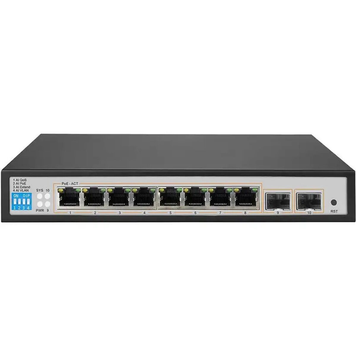 8ポートギガビットマネージドPoEスイッチ2ギガビットSFP Gigabit 8 Port PoE Switch with 2 SFP Uplink Ports, Managed