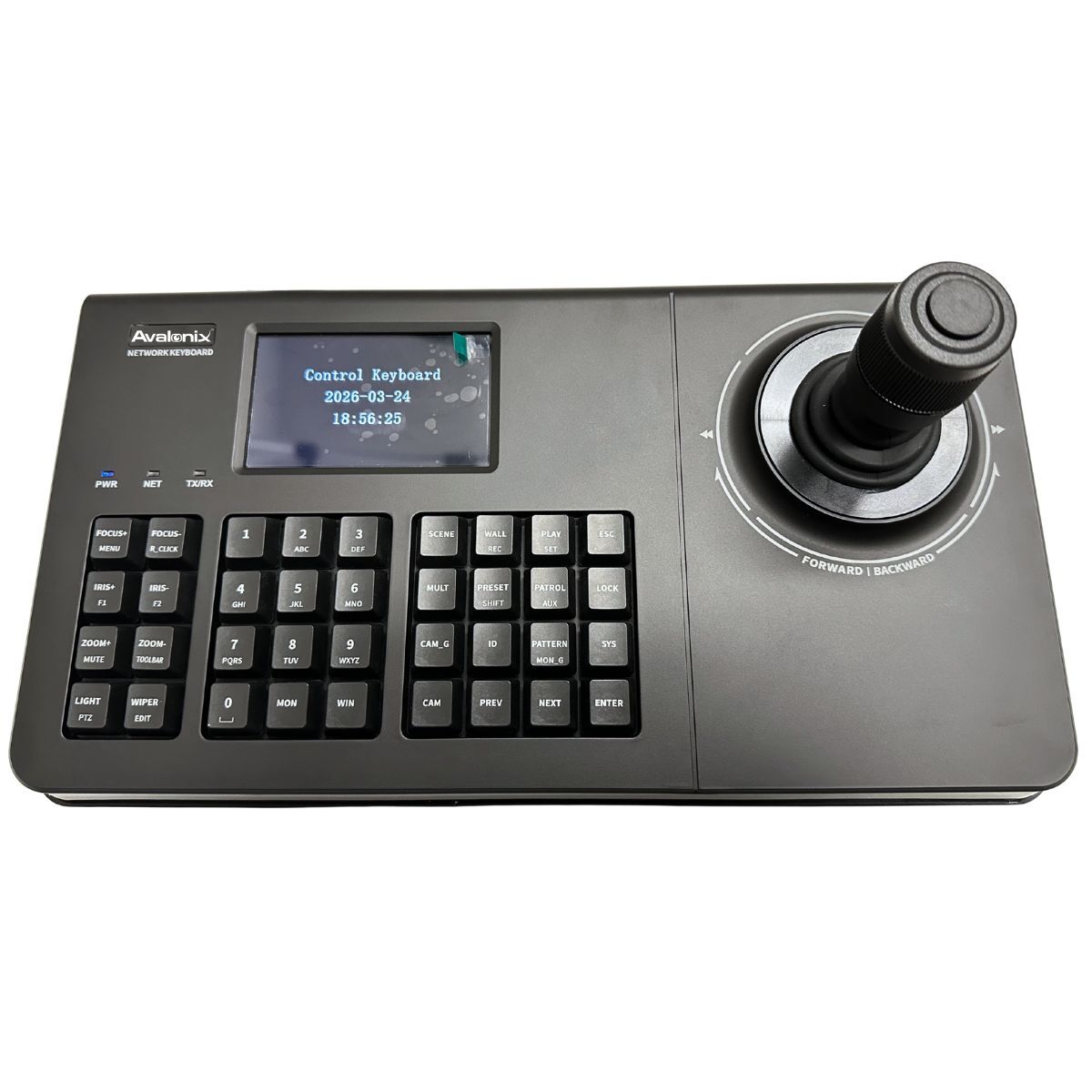 PTZ Joystick Controller for PTZ Cameras, AvaEye KB110E, ONVIF