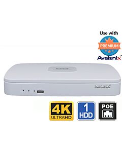 4 Channel 4K NVR with PoE