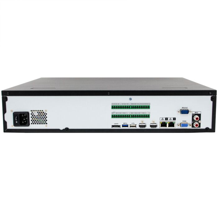 64 Channel 4K NVR with Hot Swap Hard Drive Bays