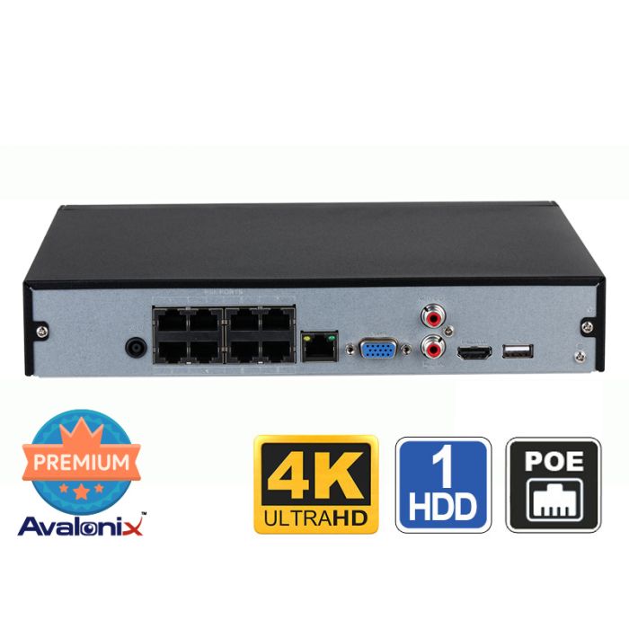 8 Channel 4K NVR Mini