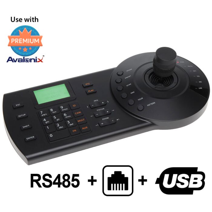xvl USB 4Ch マルチシリアル　OBS配信 PTZカメラコントローラ ptz-controller-pt500usb_900.jpg
