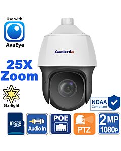1080P 25X Zoom High Speed Dome, Starlight, Outdoor