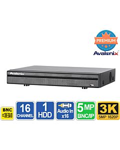 16 Channel Security DVR with 16 Audio Inputs