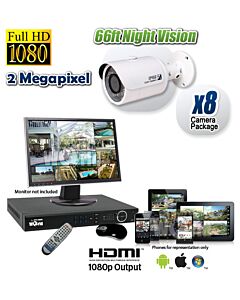 HD 8-Channel Wired DVR System 