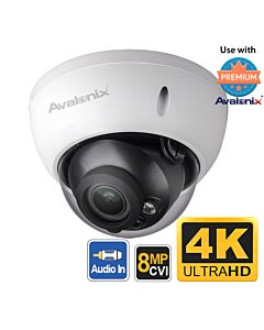 4K Vandal Resistant Dome Security Camera