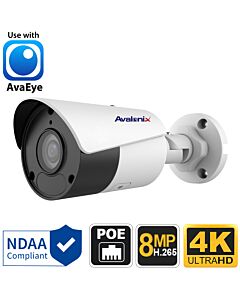 Outdoor 4K PoE Bullet Camera, IP4K1BLG