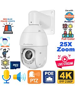 25X Zoom 4K PTZ Camera with Auto Tracking