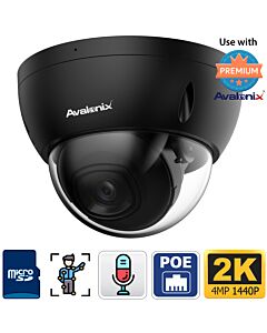 2K 4MP IP Dome Camera, Vandal Resistant, Avalonix
