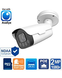 1080P ANPR License Plate Recognition LPR Camera, NDAA Compliant