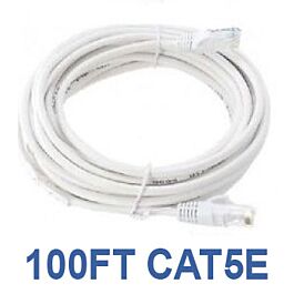 100ft CAT5e Network Patch Cable