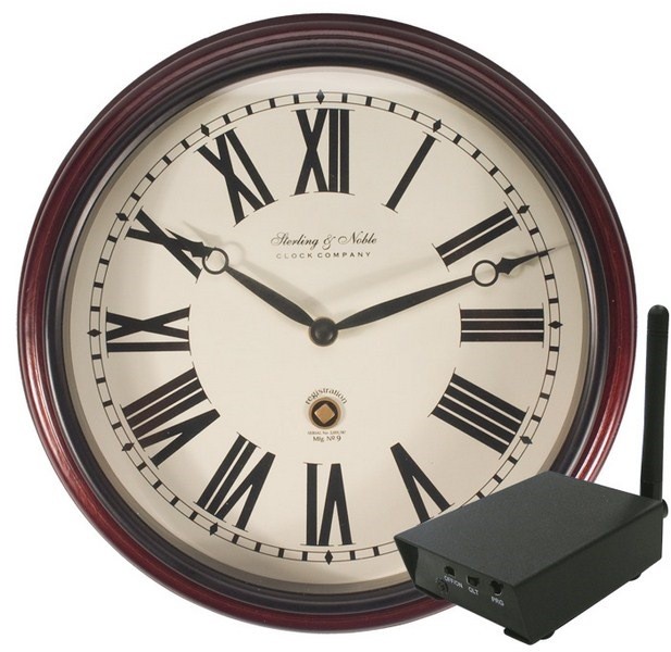 An analog clock with an embedded hidden camera
