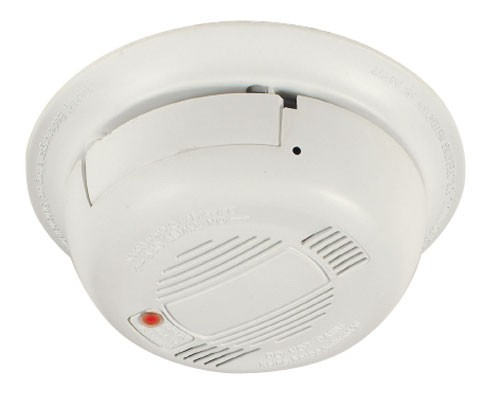 A smoke detector camera