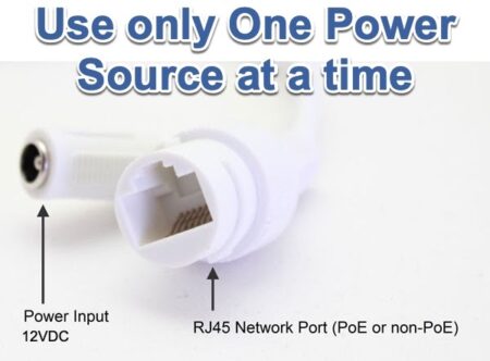 Only use one power source at a time