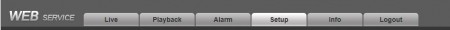 NVR Setup Tab