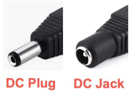 DC plug and DC jack