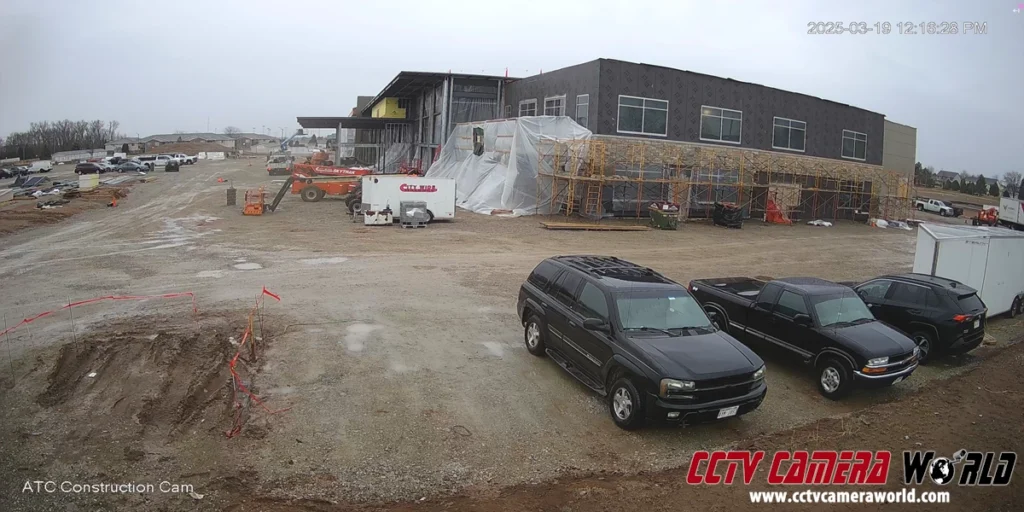 church construction site video snapshot