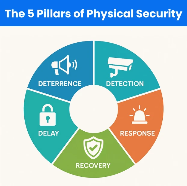 The 5 pillars of physical security