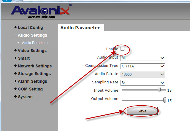 Audio Settings