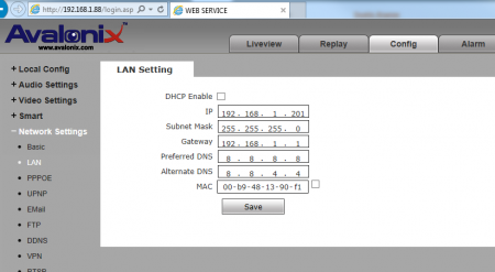 IP Address Configuration on your ONVIF Camera