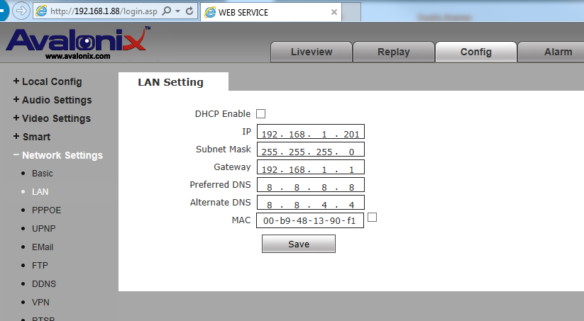 Ip cam basic fashion