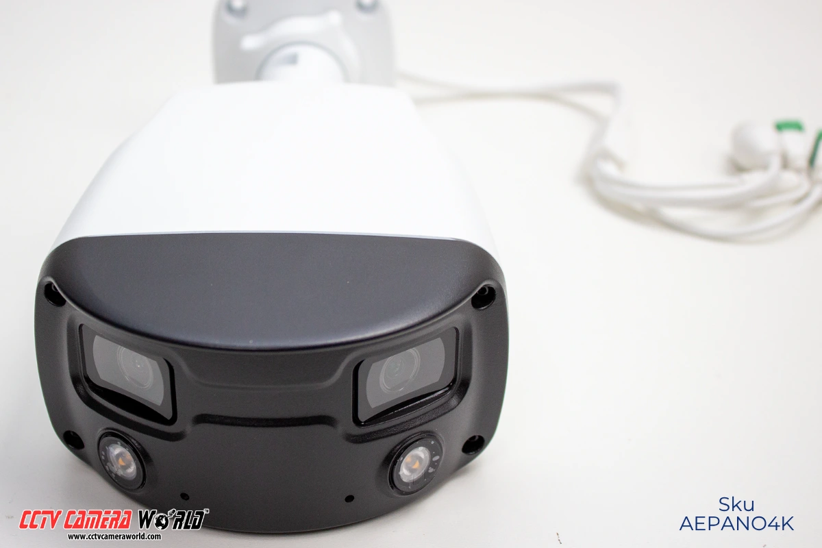 Front View of Panoramic Bullet Camera for Business use