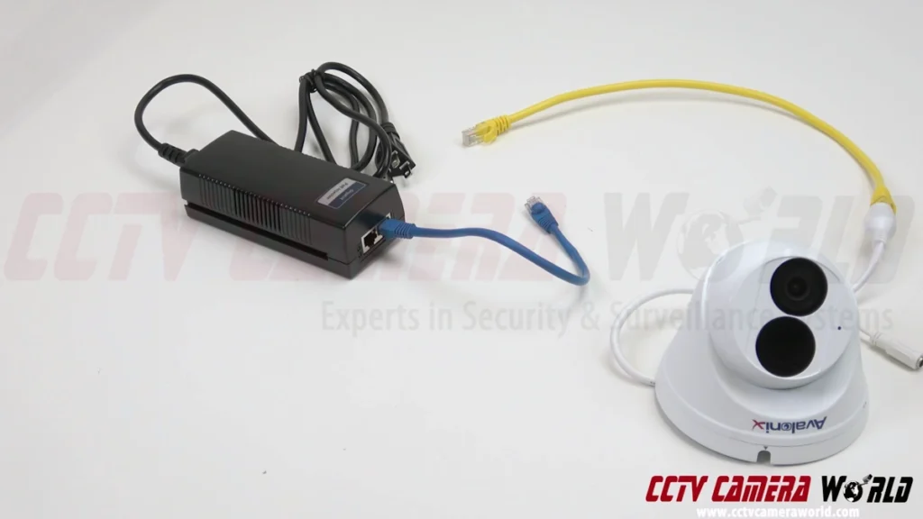 A PoE Injector and PoE camera
