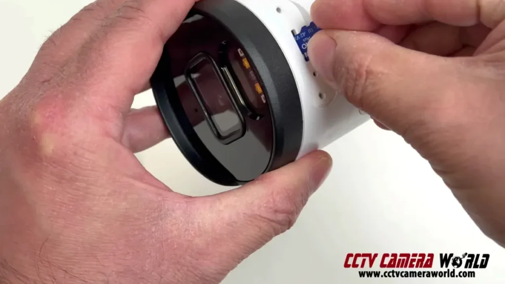 IP cameras with SD card slots allow for inserting and removing the card