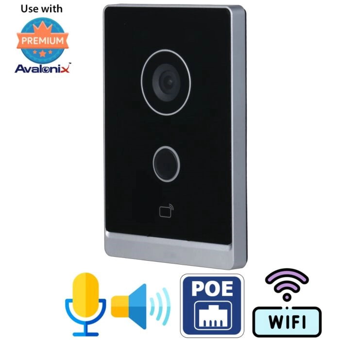 WiFi or PoE video doorbell