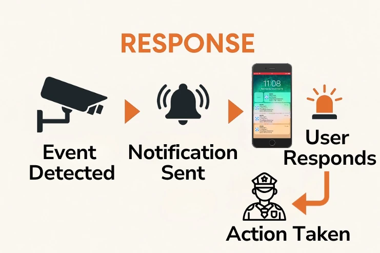 Respond to events as they happen to take quick action