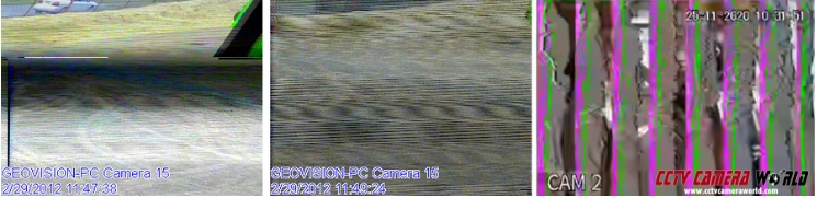 Example of electrical interference