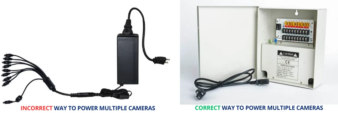 Example of electrical interference