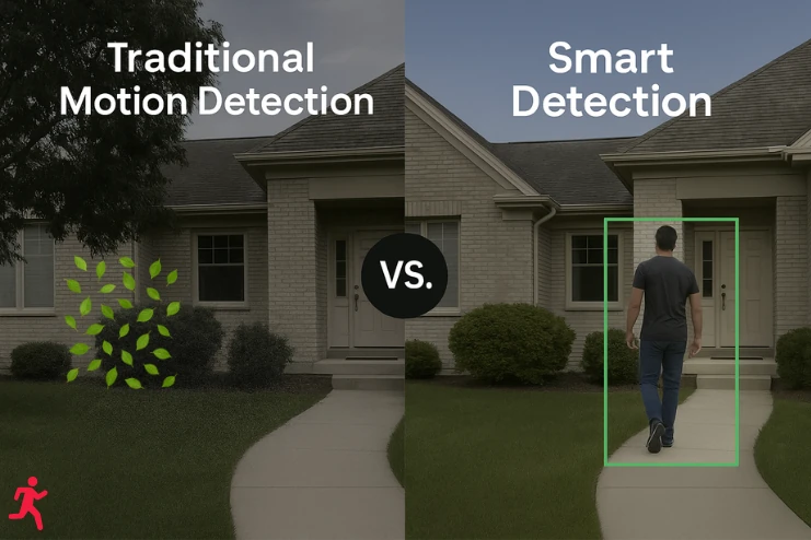 Traditional versus Smart Detection example