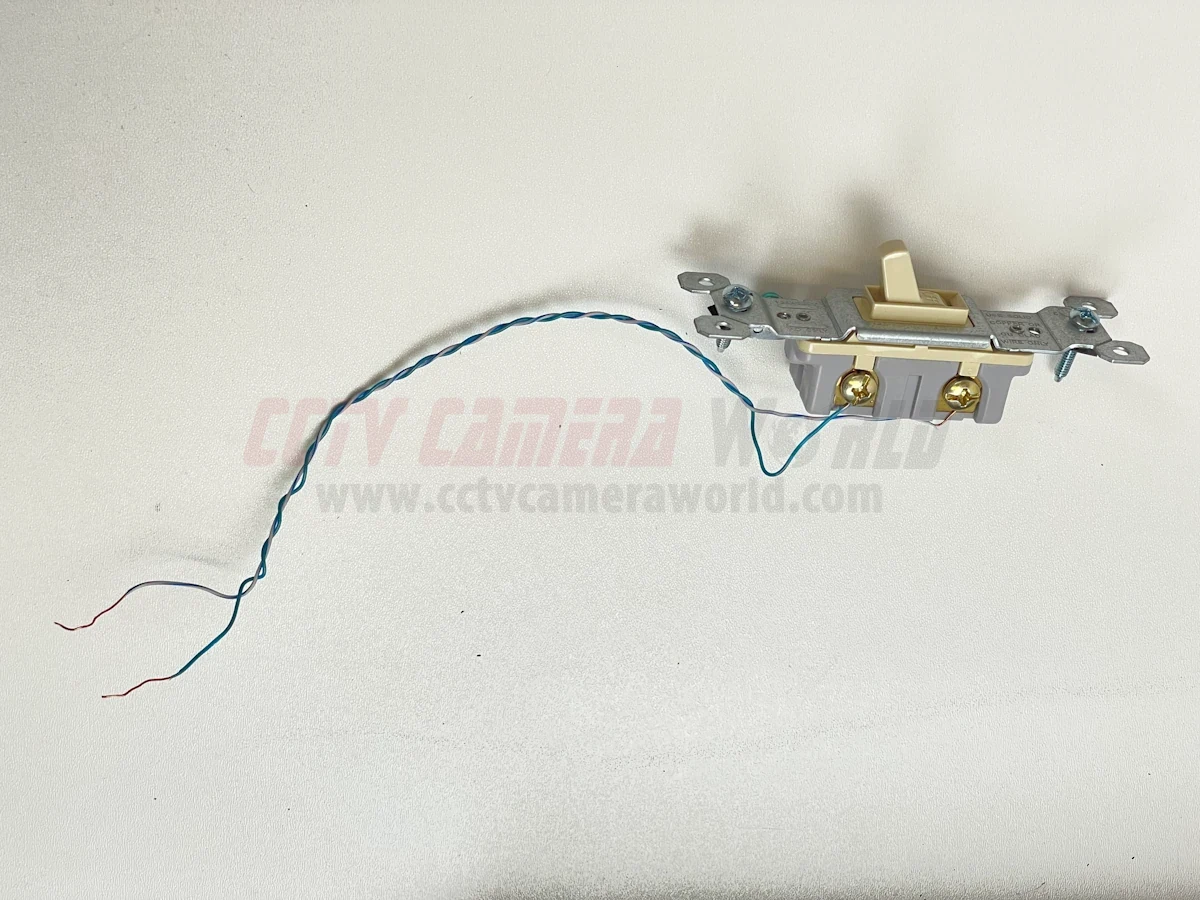 A light switch can be used as a simple on/off switch for various purposes