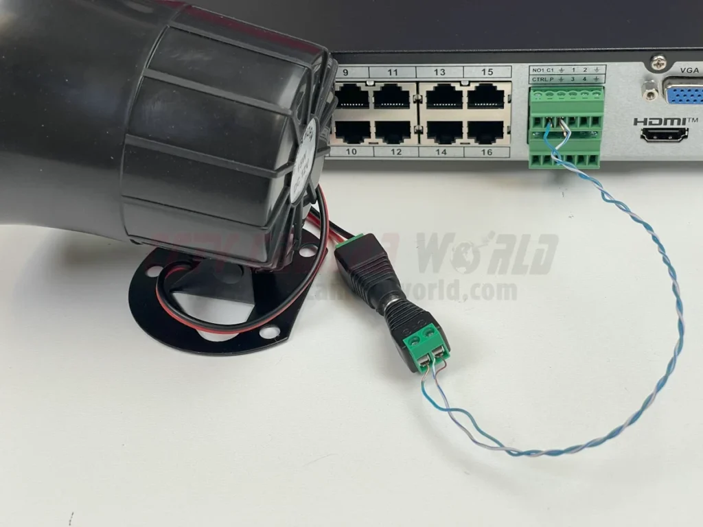A siren is a commonly used relay device