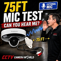 Can a Security Camera Microphone Hear You at 75 Feet? Real Audio Test