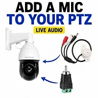 How to Add a Microphone to a PTZ Camera for Live Streaming