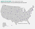 100 Safest Cities in America in 2022