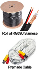 surveillance camera cabling types