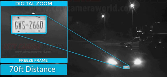 proper vehicle path for license plate capture