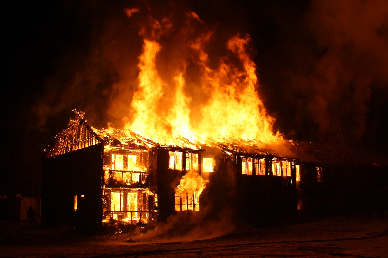 A home fire